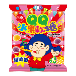 💰檔期促銷~ 本週優惠(05.03.25-05.13.25)💰乖乖QQ水果軟糖經濟包-綜合水果口味(190g*包)