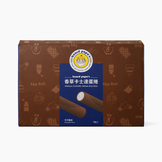 Bread PaPa‘s 香草卡士達夾心蛋捲 (可可)(144g*盒)