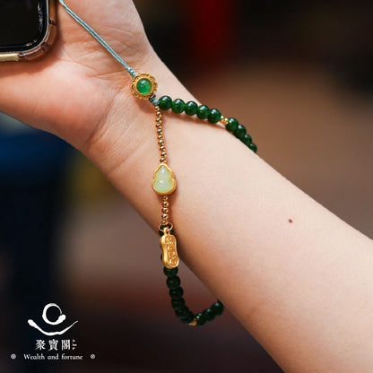 【聚寶閣】遇見福祿手機掛繩｜招財納福 葫蘆 手腕帶 掛繩 配件(1入)