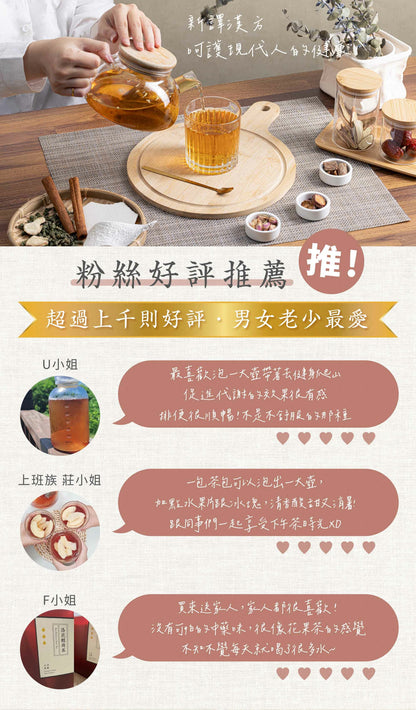 新譯漢方 洛花輕荷茶｜漢方養生茶包 【幫助代謝】SEE IN HERB Red Roselle Diet Tea(21入)