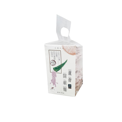 吳獨麵-蘆薈關廟麵-紫地瓜-360g(無醬)