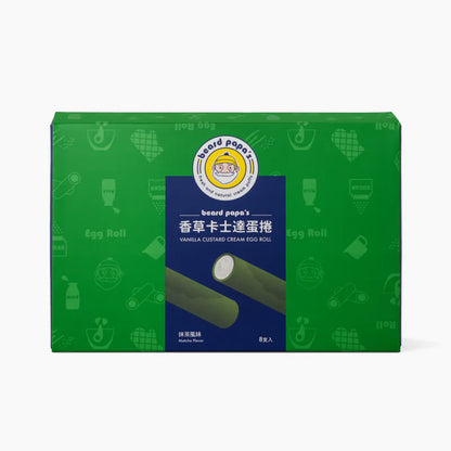 Bread PaPa‘s 香草卡士達夾心蛋捲 (抹茶)(144g*盒)
