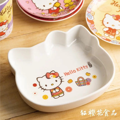 紅櫻花【三麗鷗授權】Hello Kitty 大圓滿禮盒 - 贈Hello Kitty造型瓷盤