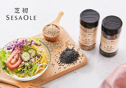 芝初 芝初淺焙白芝麻粒 SESAOLE White Sesame(105g*瓶)