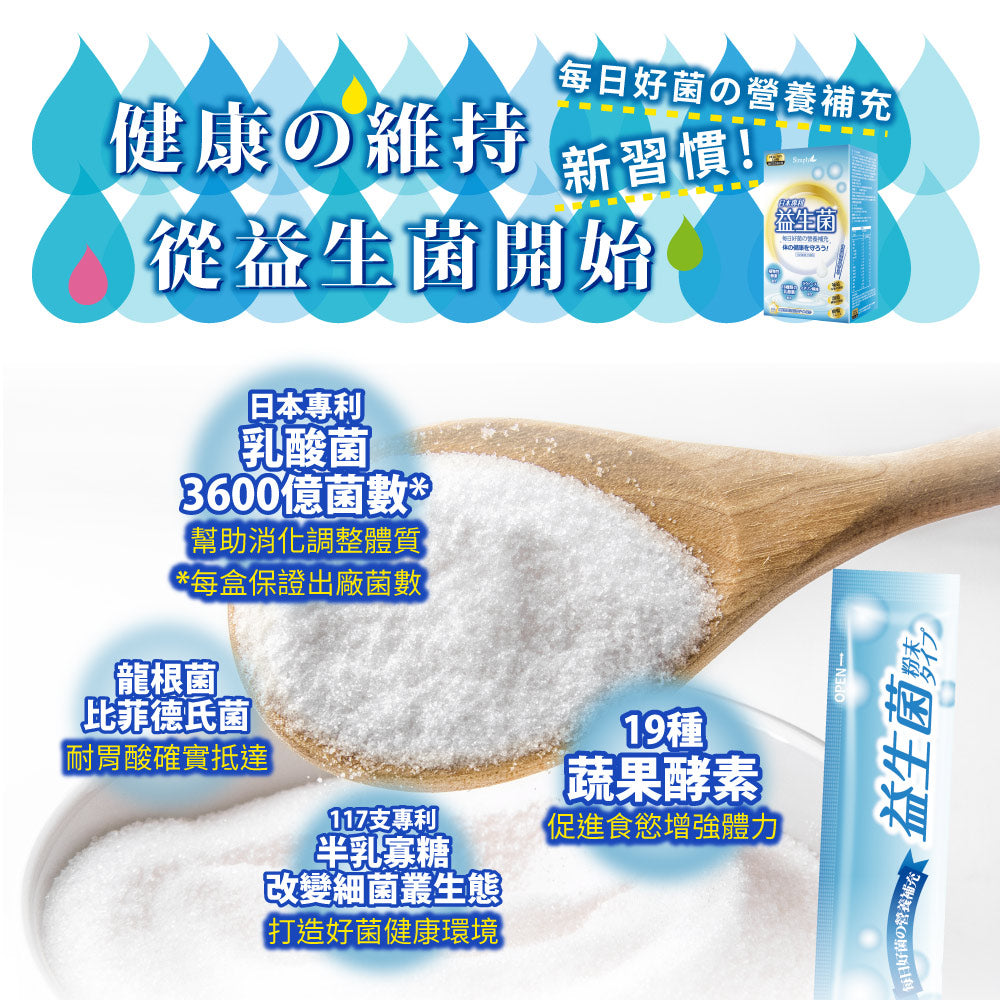 💰檔期促銷~買一送一(03.02.25)💰 【Simply新普利】日本專利益生菌30包(x2盒)楊丞琳代言 孕婦兒童可食 多有酵益生菌)1+1組、共2盒)
