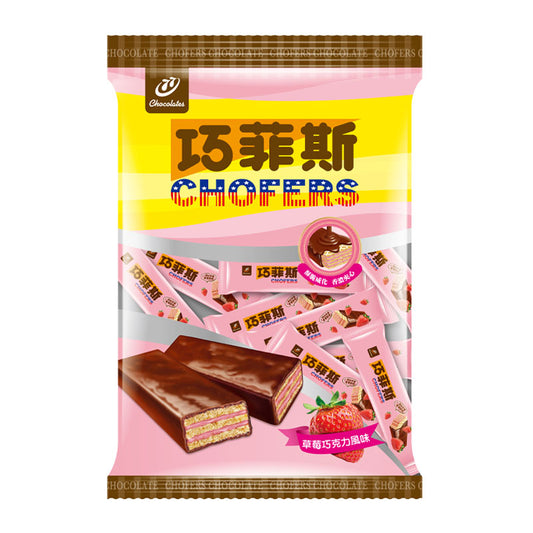 77 巧菲斯夾心酥(草莓口味) 77 Chocolate Chofers(296G*包)