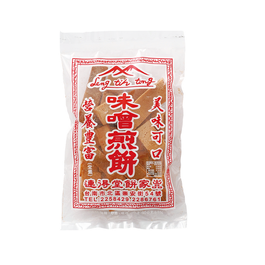 連得堂 煎餅 味增煎餅 (90g*包、共2包)