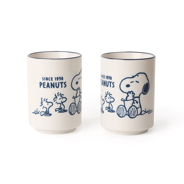 Norns Peanuts史努比湯吞杯- Norns Original Design Snoopy日式湯吞杯 手握杯 茶杯 陶瓷杯子 餐具(1入)