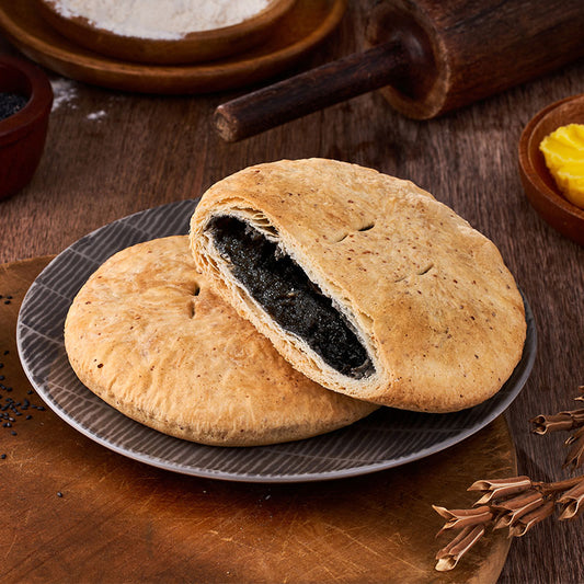 裕珍馨 奶油酥餅 養生酥餅 黑芝麻 YJS Light Butter Pastry-Healthy Butter Pastry Black Sesame (3入*4盒/手提箱)