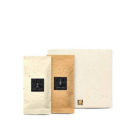 TSUJIRI® 辻利茶舖 日本茶茶葉禮盒(小倉煎茶＋松印玄米茶) ｜新年禮盒