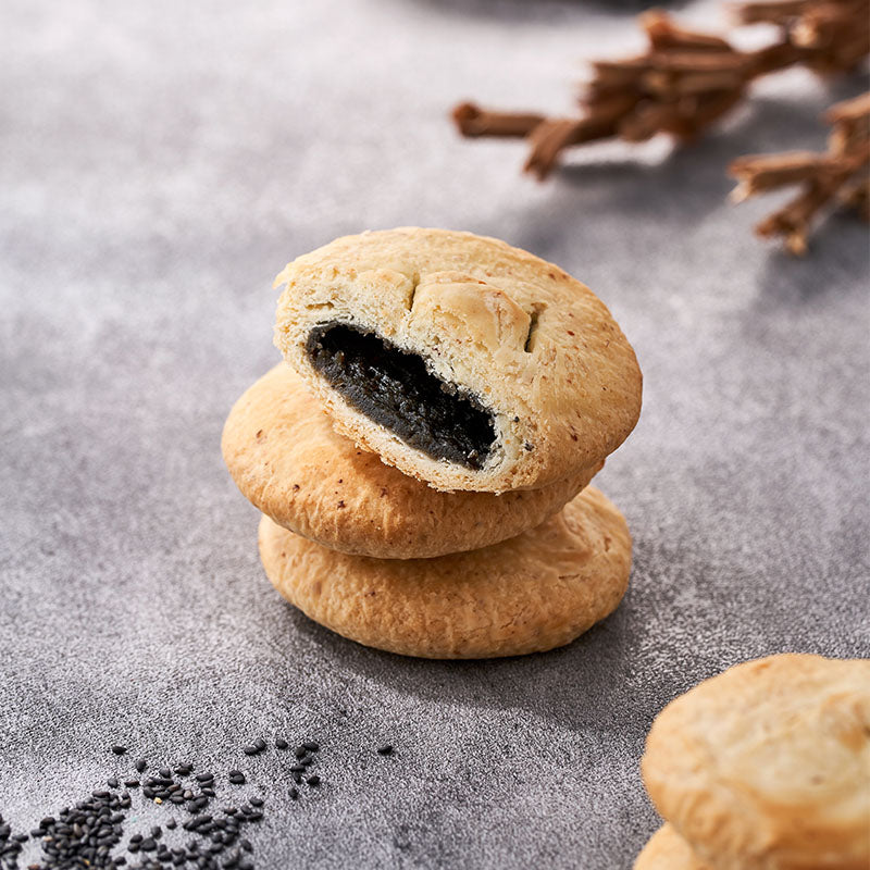 裕珍馨 迷你奶油酥餅 黑芝麻 YJS Mini Butter Pastry Black Sesame (5入*盒)
