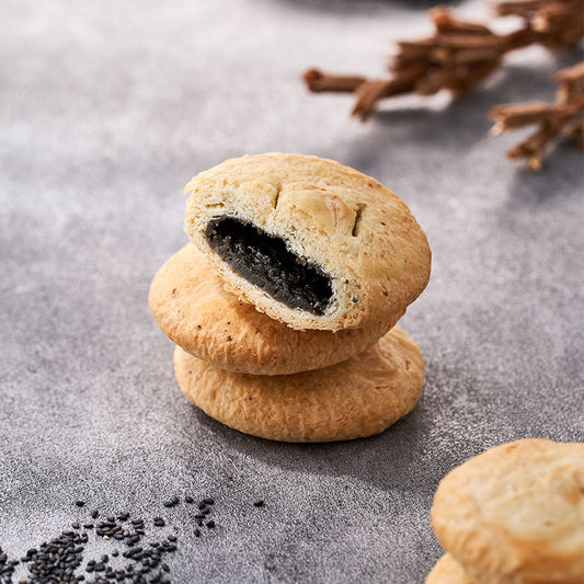 裕珍馨 迷你奶油酥餅 黑芝麻 YJS Mini Butter Pastry Black Sesame (5入*盒)