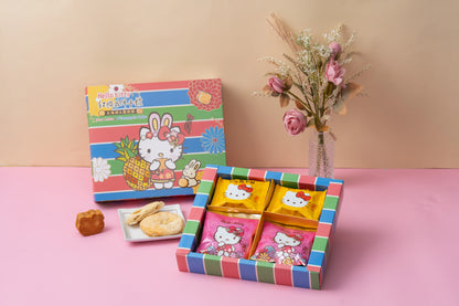 紅櫻花【三麗鷗授權】Hello Kitty 圓滿禮盒 - 台灣經典茄芷提袋