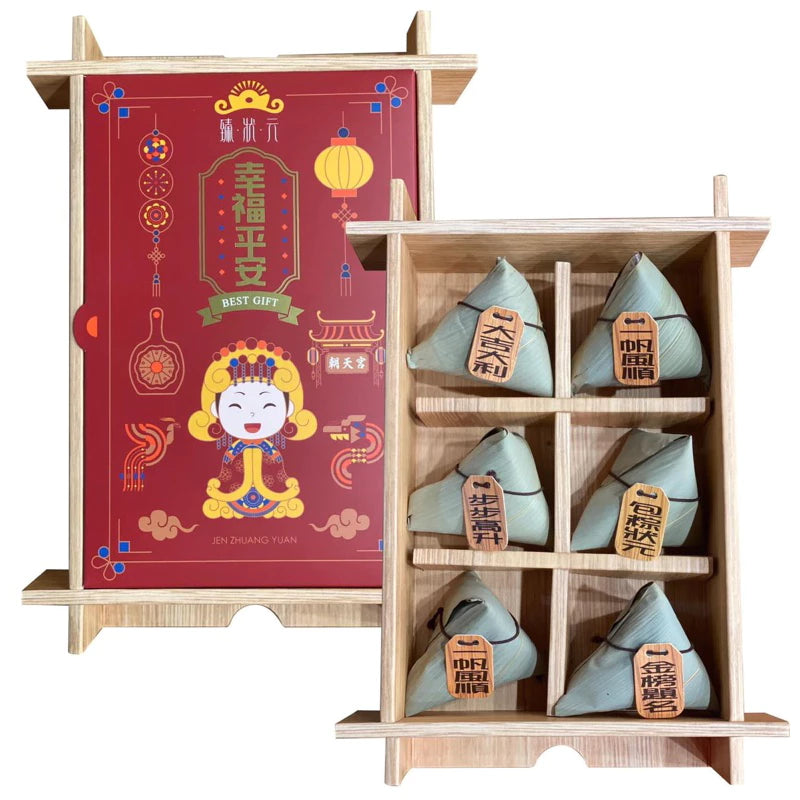 北港『臻狀元』北港媽祖祈福✨包粽狀元6入禮盒