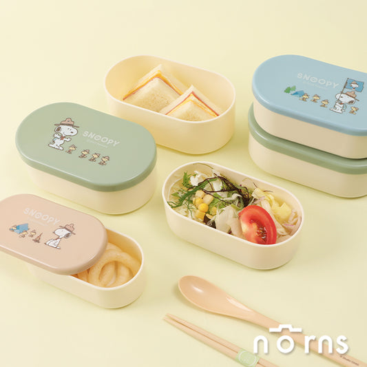 Norns Peanuts史努比3 Size橢圓保鮮盒組- Norns Original Design Snoopy 3size可微波便當盒三件組