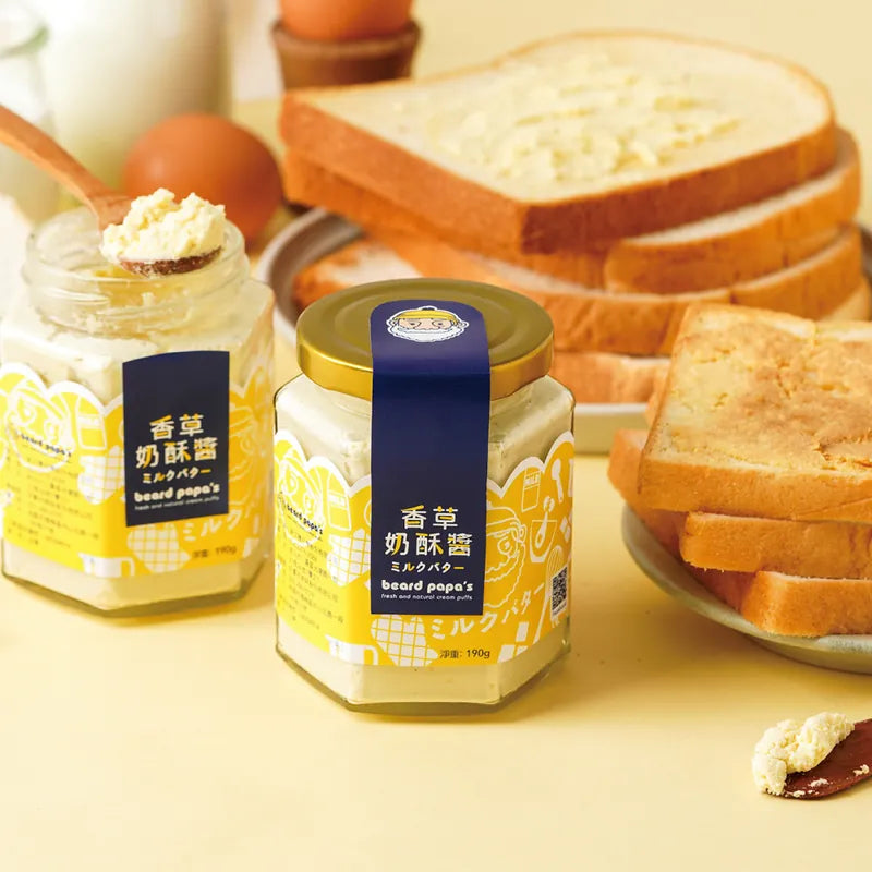 Bread PaPa‘s【抹醬神器】 Beard PaPa's 香草奶酥醬