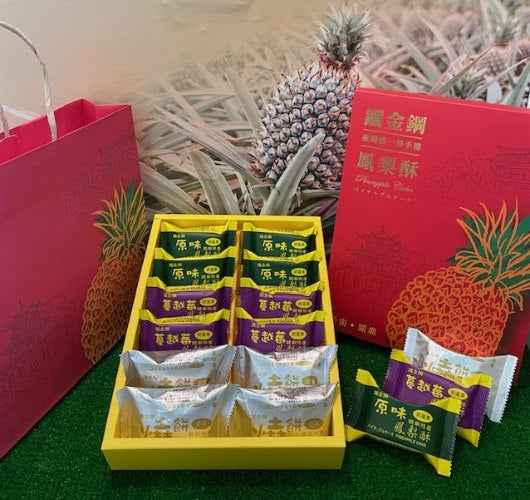 關廟鐵金鋼鳳梨酥 12入禮盒-原蔓燒