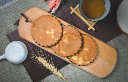 一品名 杏仁煎餅(圓) 270g (蛋奶素)