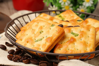 牛軋本舖 牛軋本舖經典禮盒(含紙袋)-青蔥餅(植物五辛素)-綜合24片裝(原味12/蔓越莓4/花生4/咖啡4)