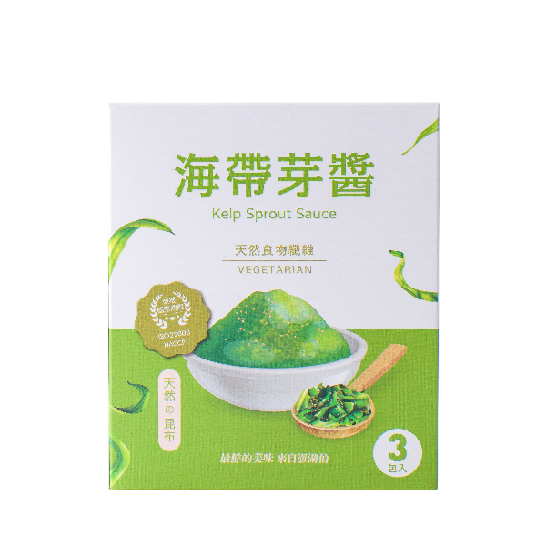 澎湖伯 海帶芽醬(70g*3入/盒)