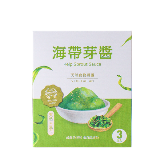 澎湖伯 海帶芽醬(70g*3入/盒)