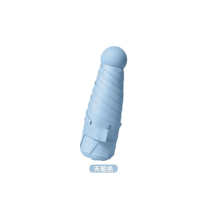 摺疊口袋傘 附傘套 遮陽傘 口袋傘 迷你傘 輕量傘 晴雨傘 口袋迷你雨傘 雨傘 傘【HW0069】(1個)
