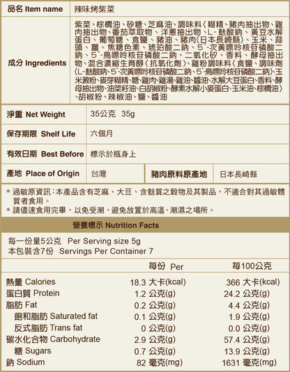 聖祖食品 烤紫菜系列 ShengZu Roasted Seaweed