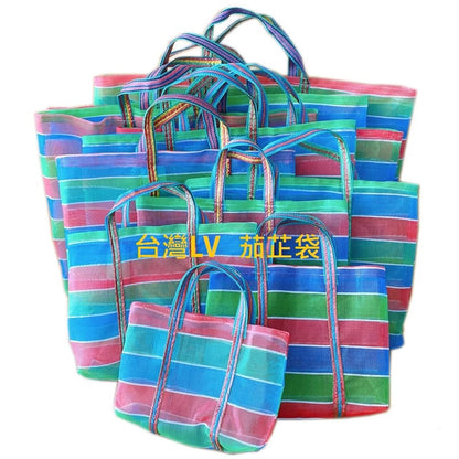 台灣經典復古茄芷袋MIT手提帶(1入)