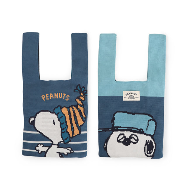 Norns Peanuts史努比編織手提袋 Norns Original Design Snoopy針織手提包(1入)