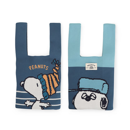 Norns Peanuts史努比編織手提袋 Norns Original Design Snoopy針織手提包(1入)