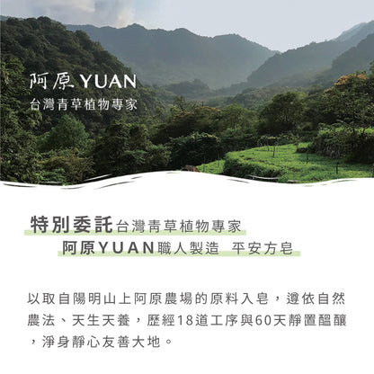 【鎮瀾宮】平安．爐丹艾草皂(1入)