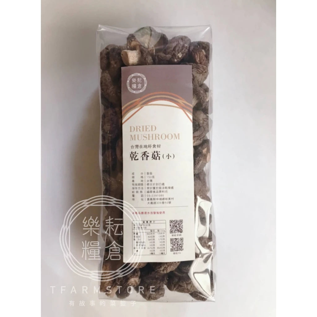 福霖食品 樂耘糧倉 台灣鯉魚尾 乾香菇 150克