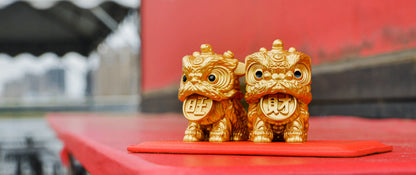 大甲鎮瀾宮 旺財雙獅(一對) Style 17688