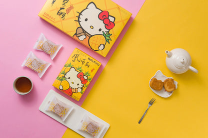 紅櫻花【三麗鷗授權】Hello Kitty 造型鳳梨酥3入禮盒