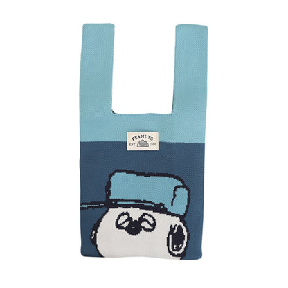 Norns Peanuts史努比編織手提袋 Norns Original Design Snoopy針織手提包(1入)