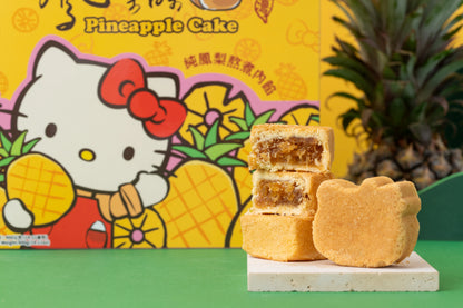 紅櫻花【三麗鷗授權】Hello Kitty 造型鳳梨酥8入禮盒