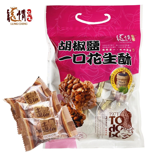 【龍情】土逗伯壹口酥-花生胡椒鹽(240g*包)