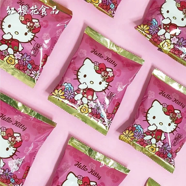 紅櫻花【三麗鷗授權】Hello Kitty 花滿禮盒 - 贈Hello Kitty限量花花造型瓷盤
