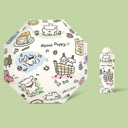 🐶狗狗日常摺疊傘 晴雨兩用 防曬 摺疊傘 自動傘 手動傘 雨傘(1個)