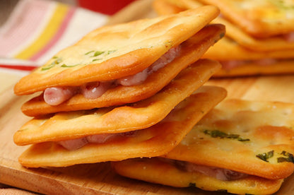 牛軋本舖 牛軋糖夾心餅-10片裝-蘇打餅(無蔥蛋奶素)-原味(10片*2盒/共20片)