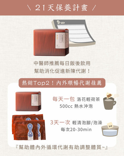 新譯漢方 洛花輕荷茶｜漢方養生茶包 【幫助代謝】SEE IN HERB Red Roselle Diet Tea(21入)