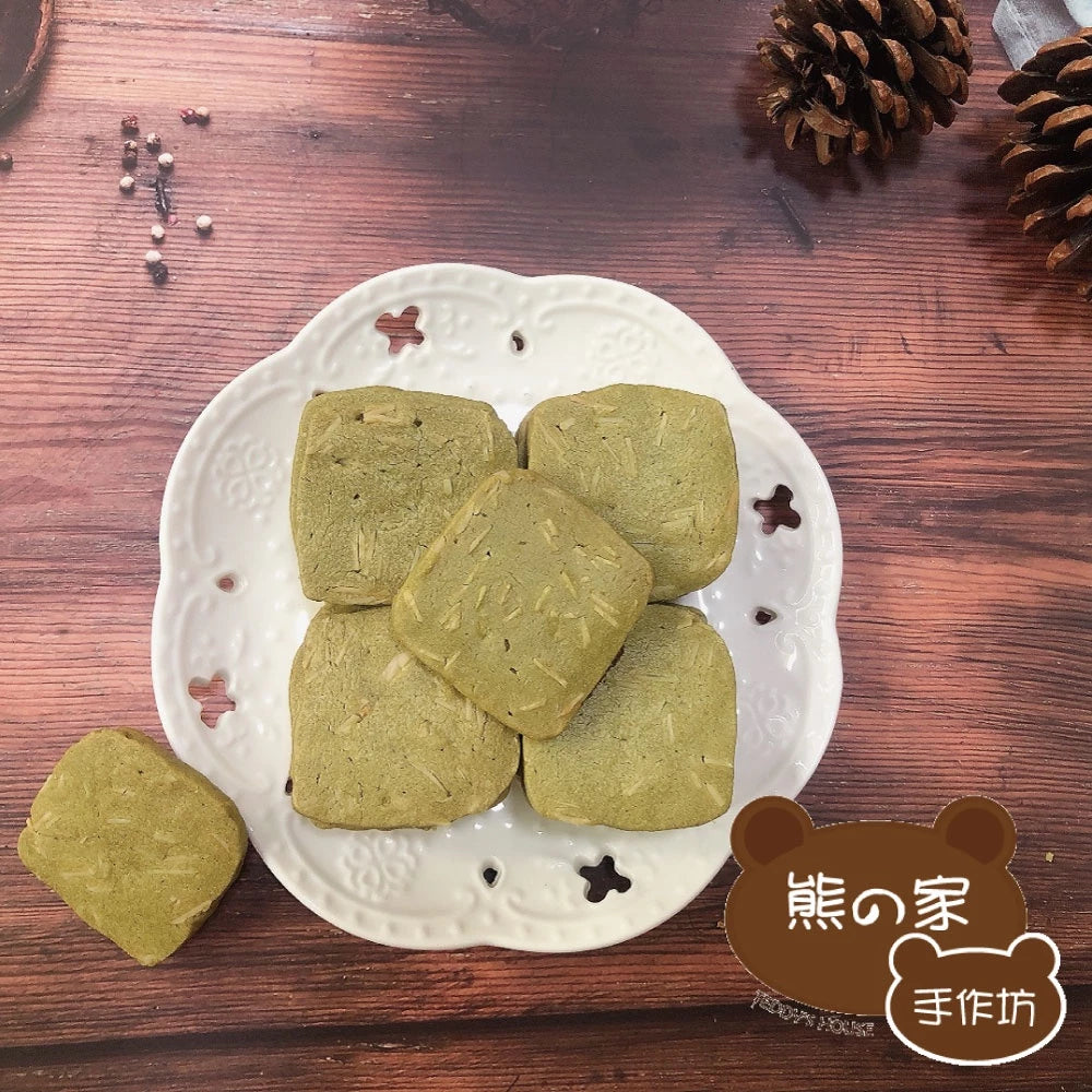 熊之家烘焙坊-抹茶杏仁手工曲奇餅乾