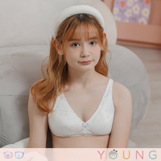 YURUBRA 萌系甜心。無鋼圈少女發育內衣 A.B罩