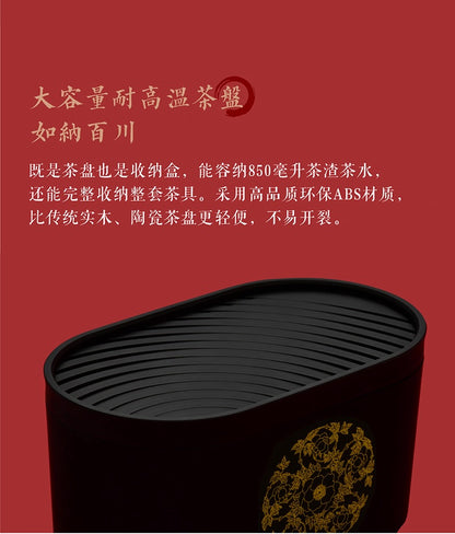 故宮宮廷文化 | 富貴吉象旅行茶具 一壺三杯 紅點獎