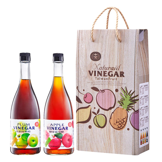 十全 濃縮水果醋禮盒600ml(2入/組) 荔枝+莓果