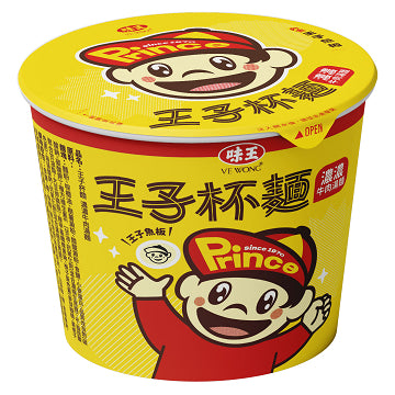 王子杯麵-濃濃牛肉湯麵(51g*杯)