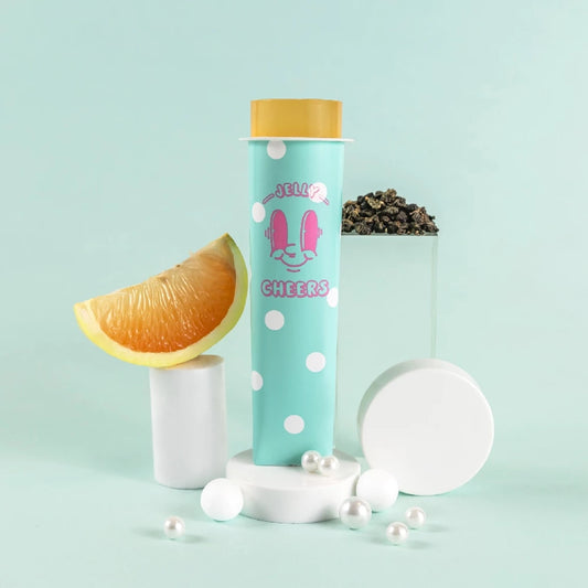 CheersJelly舉杯低卡蒟蒻凍 低卡零食 蜜柚烏龍隨身組(2根入*盒/共2盒4入)