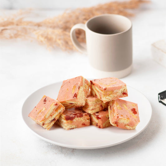 曉翮流域 雪花牛軋-草莓15入