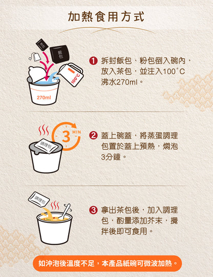 米大師 master mi 湯泡飯-綜合12入組 (12碗/箱)