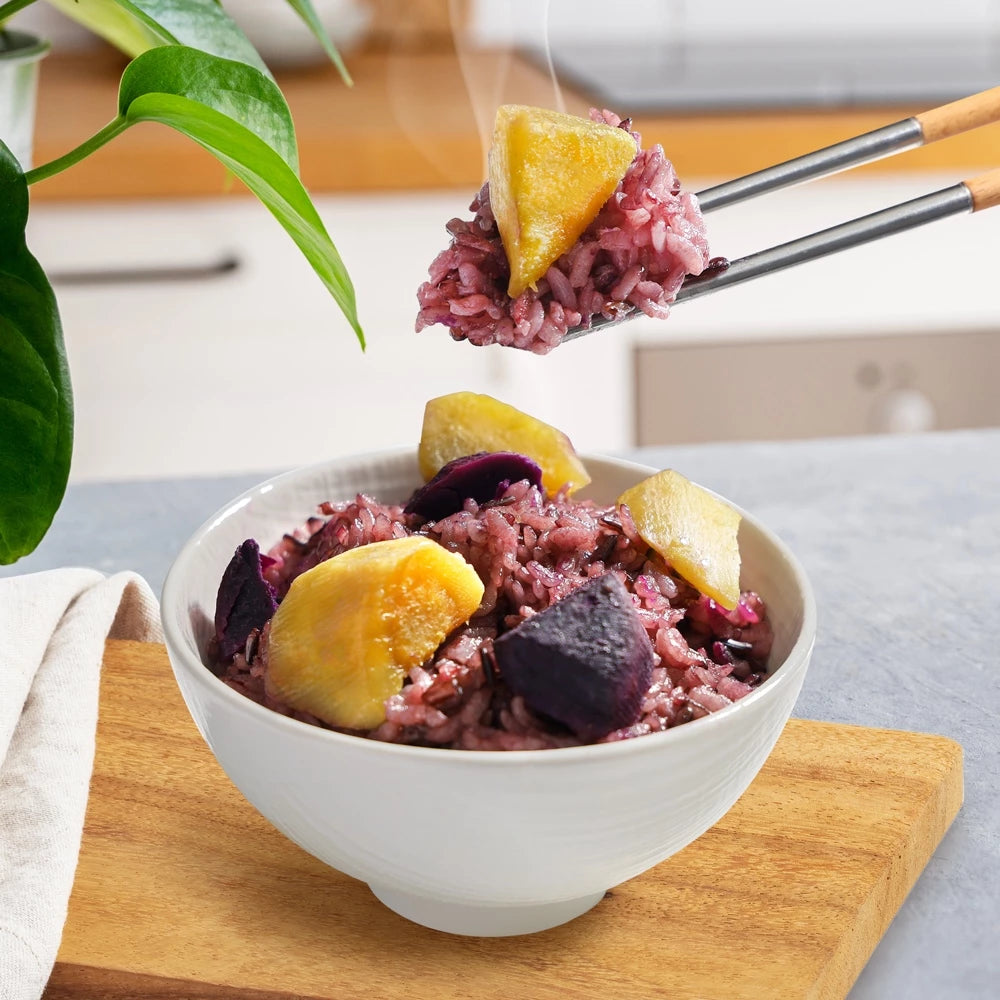 【米大師】《瓜瓜園》聯名-紫米瓜瓜飯(常溫｜微波紫米飯｜地瓜飯｜非乾燥米｜非冷凍飯｜即食｜調理包｜登山露營｜方便食品)